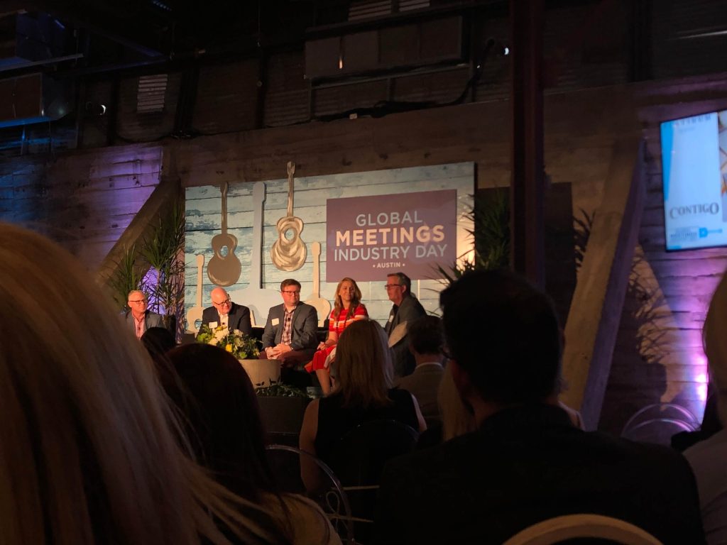 Expert panel at Global Meetings Industry Day 2019